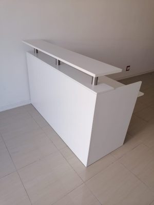 Alfa White Reception Unit 1600mm x 700mm 6