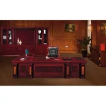 clinton executive desk with credenza and pedestal 20654 homzy