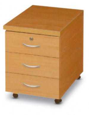 wooden storage Mobile Pedestal with 3 drawers e1425544644305 5